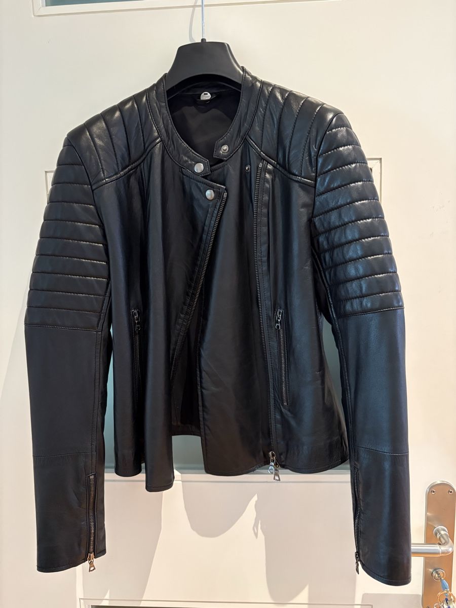 Giacche: Lederjacke schwarz  – Usato da Basel venduto da Hermes67