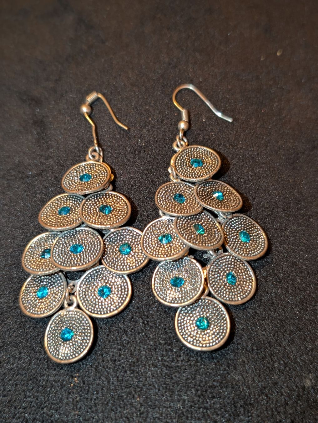 Orecchini pendenti & Orecchini a lobo: Boucles d'oreilles avec pierres turquoise. – Usato da Daillens venduto da cla_sj2w 3