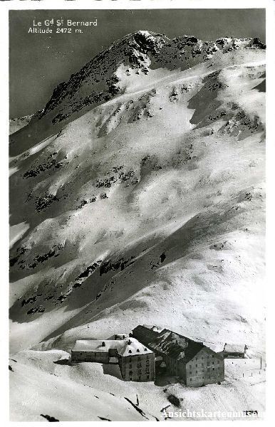 Cartes postales: Grosser St. Bernard - im Winter + c1930 – D'occasion à Emmenbrücke par teestube