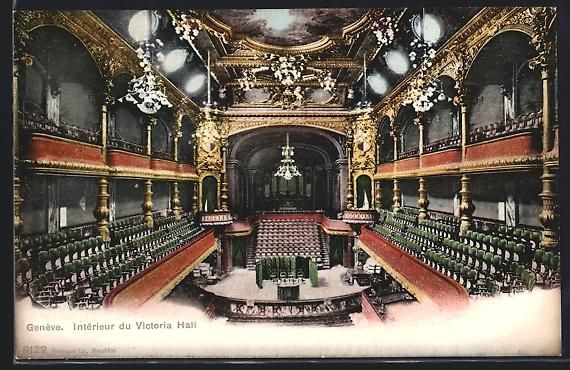 AK Geneve, Interieur du Victoria Hall (Gebraucht) in Berlin für CHF 7 ...