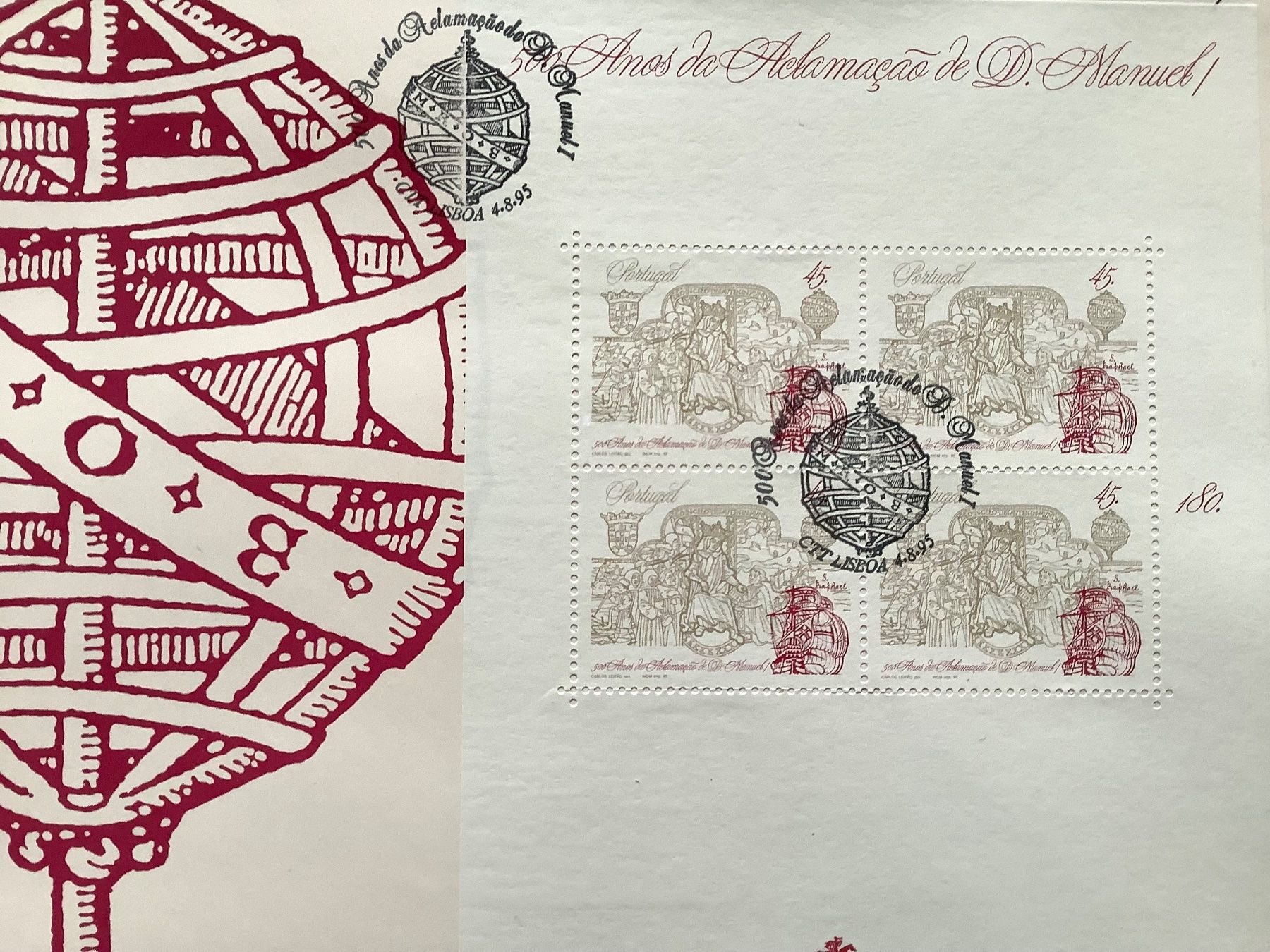 Tutti i francobolli: 1993 - 98 / Portugal 4 FDC mit Blocks – Nuovo (secondo la descrizione) da Liestal venduto da Skunk02 2