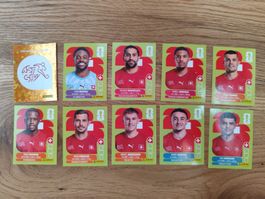 Panini Sticker WM 2026 Schweiz Vargas Xhaka Amdouni Zakaria