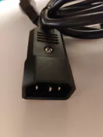 Stromkabel C5 auf CH Stecker schwarz guter Zustand