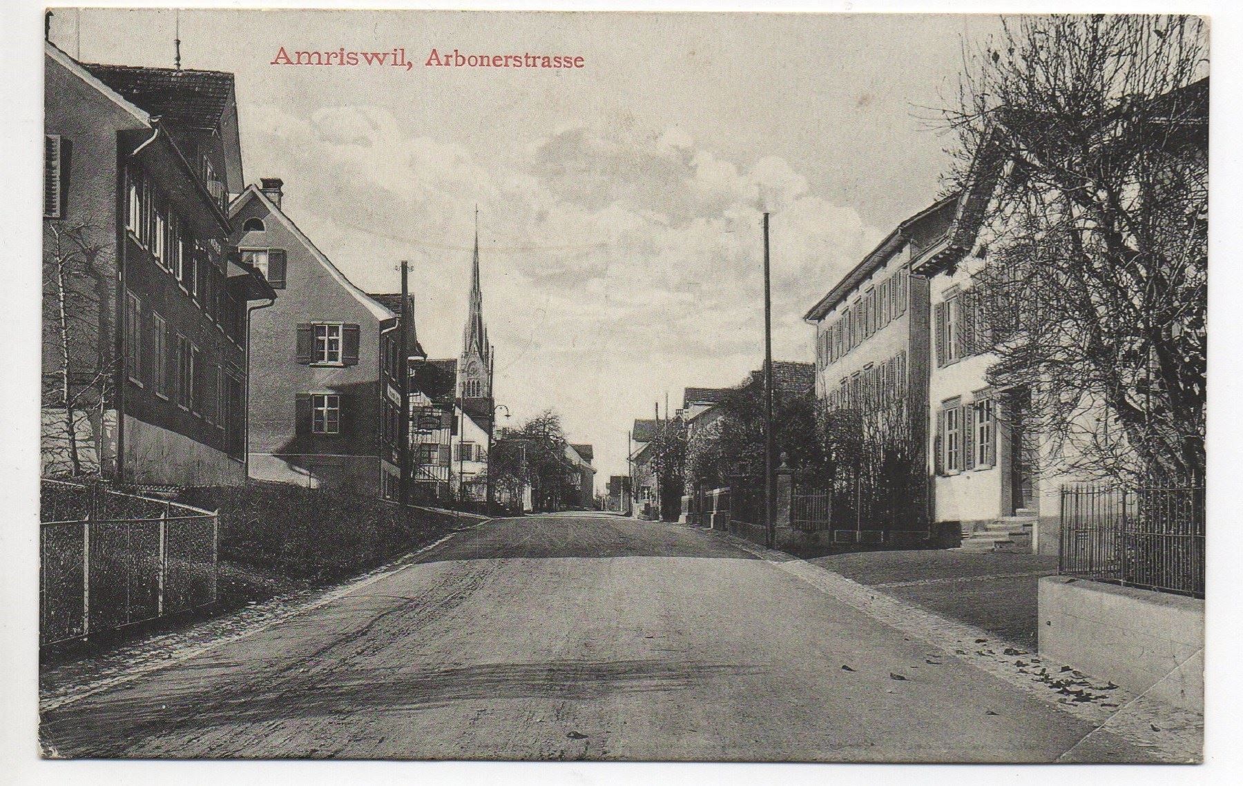 Cartoline postali: AMRISWIL Arbonerstrasse – Usato da Jona venduto da philajona