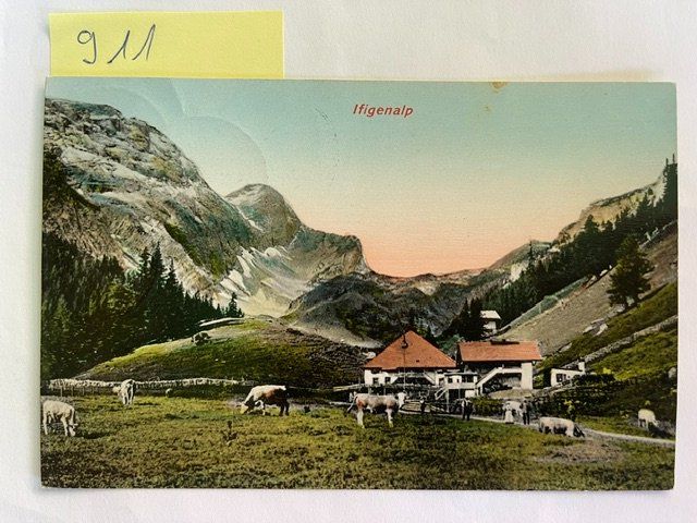 Ansichtskarten: alte Ansichtskarte Ifigenalp Lenk, 1906 mit Stempel – Gebraucht aus Niederwil AG von dahu75