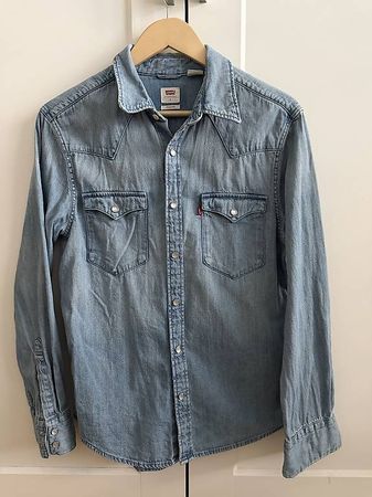 Hemdbluse Levi's blau Grösse S