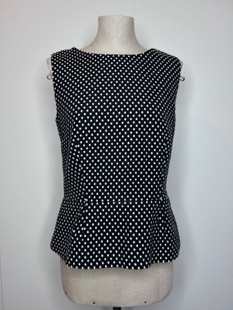 Hallhuber Top with Polka Dots