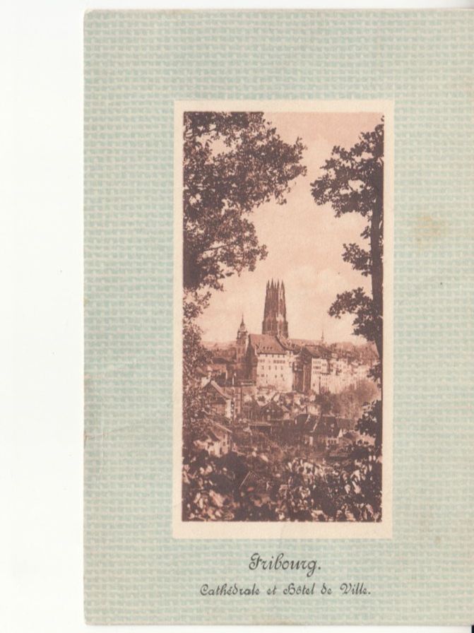 Cartoline postali: Fribourg ca. 1935 – Usato da Bürglen TG venduto da StampGraf