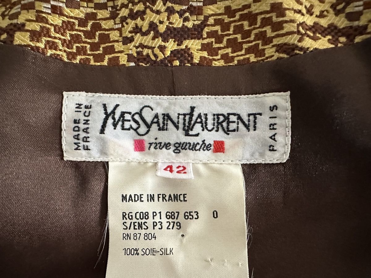 Saint Laurent Completi & Tailleur: Yves Saint Laurent Deux Piece – Nuovo (secondo la descrizione) da Bern venduto da schnupka 6