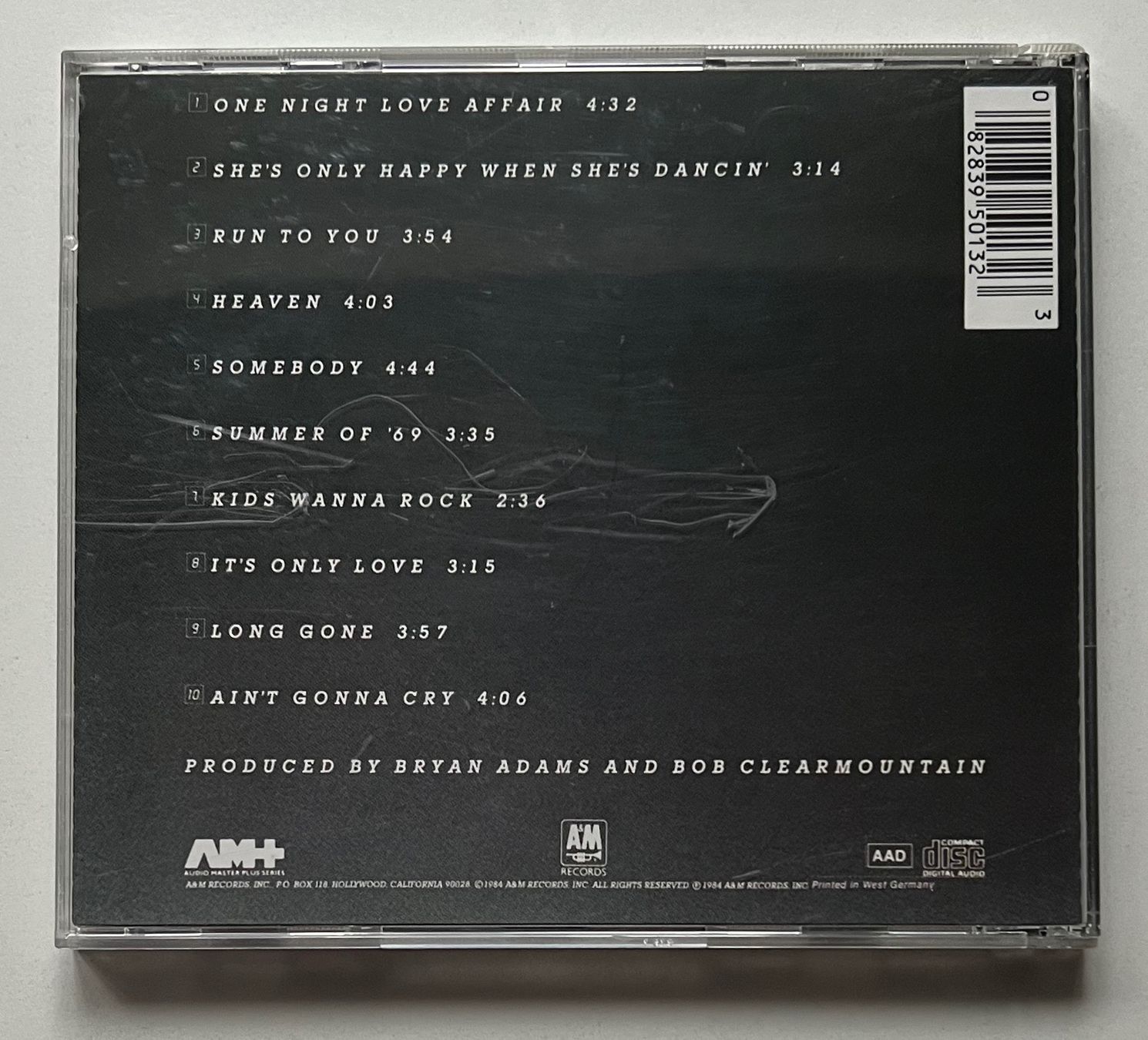 CDs: Bryan Adams / Reckless – Gebraucht aus Näfels von rottabi 1