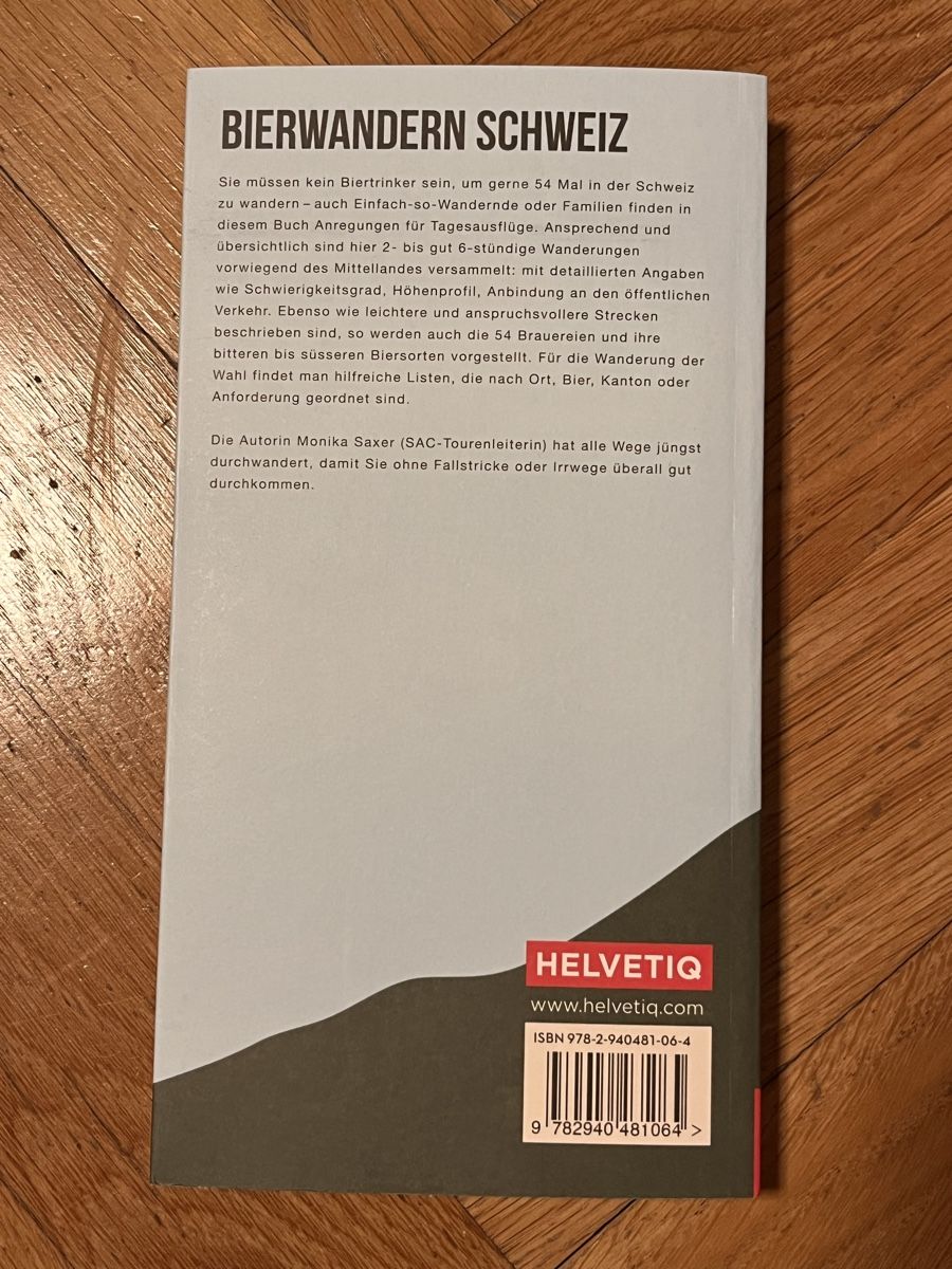 Libri: Buch Bierwandern Schweiz – Usato da Luzern venduto da RockinSteve 1