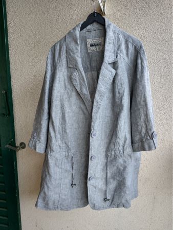 ULLA POPKEN Blazer aus Leinen Leinenblazer Gr.50/52 (XXL)