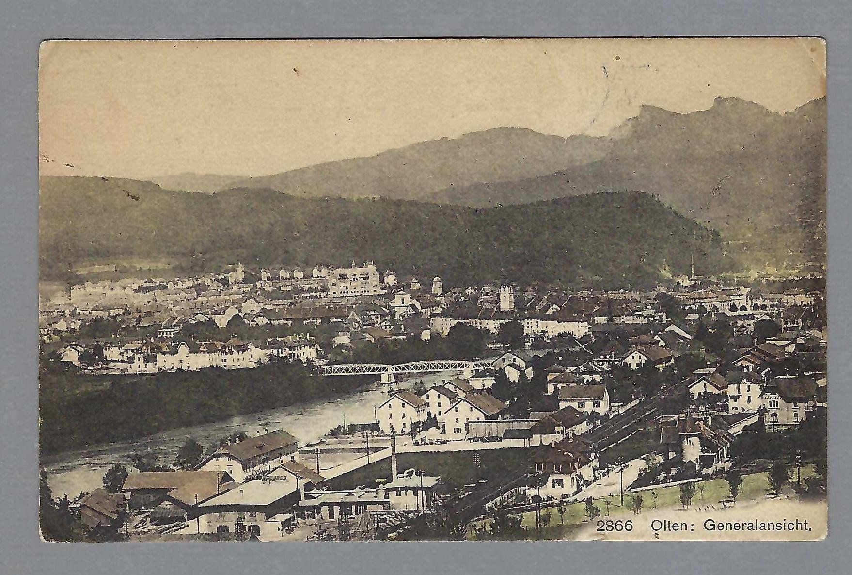 Ansichtskarten: OLTEN, GENERALANSICHT, * – Gebraucht aus Pura von ulisse1957