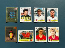 Panini Italia 90 Sticker England / Belgien