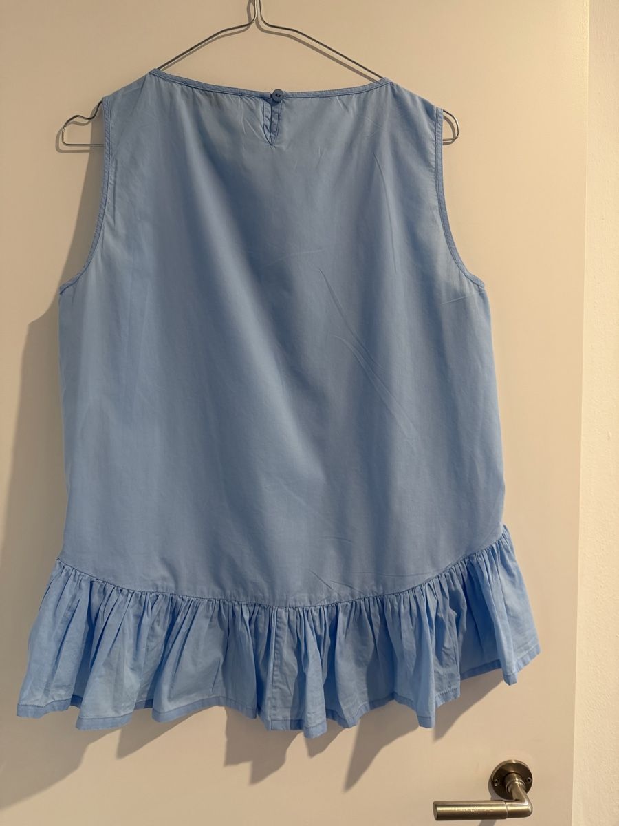 Tops: Max Volmary Blue Sleeveless Summer Top, Size Small – Gebraucht aus Zürich von IlonaM 3