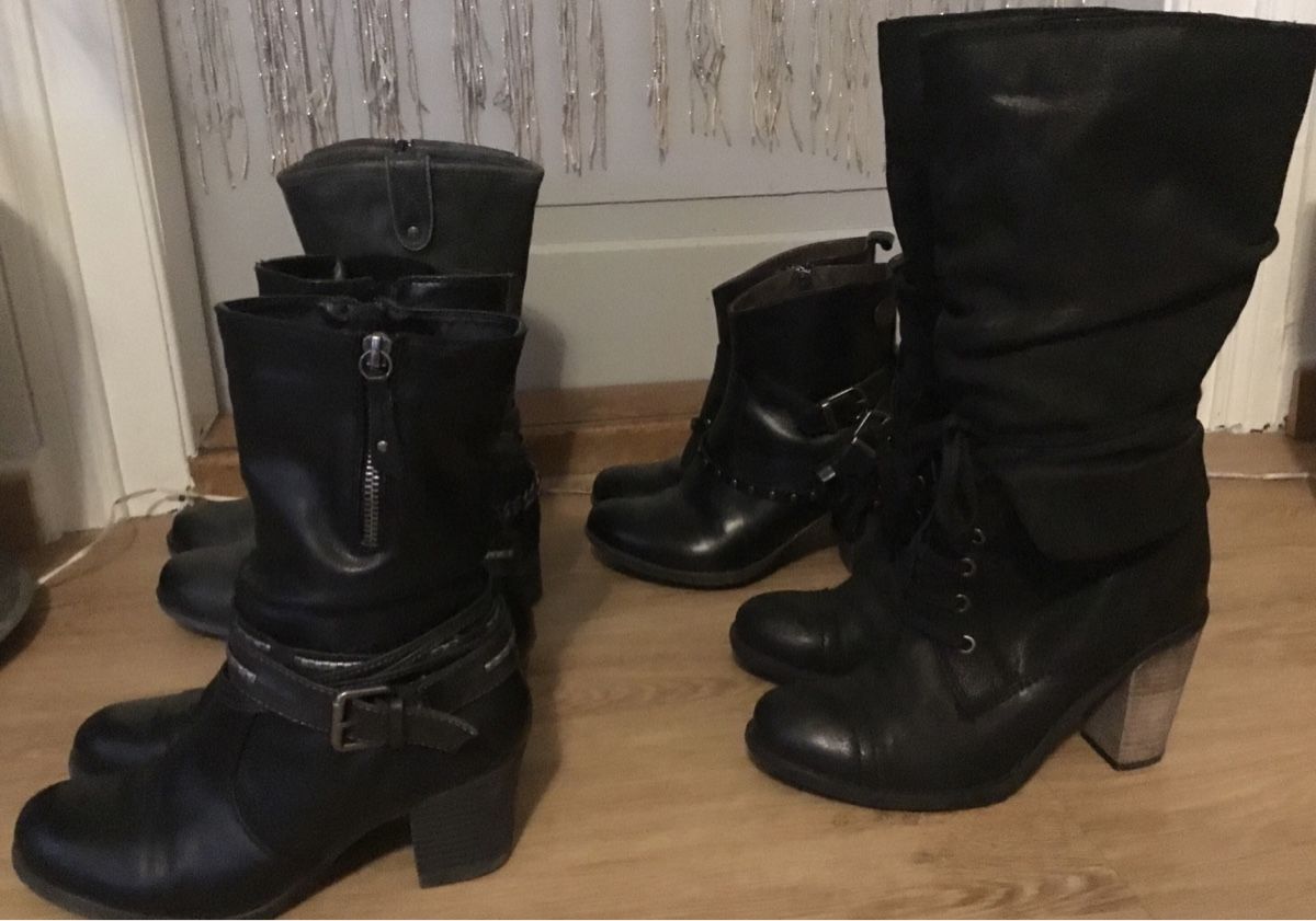 Damenschuhe: Stiefel 4 Paar – Gebraucht aus Schlieren von Jeajet