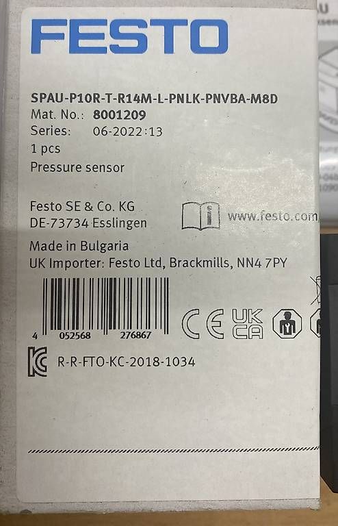 Festo Metall- & Schlosserei Sonstiges: FESTO Drucksensor NEU – Neu und originalverpackt aus Wahlen b. Laufen von zottelhans 1