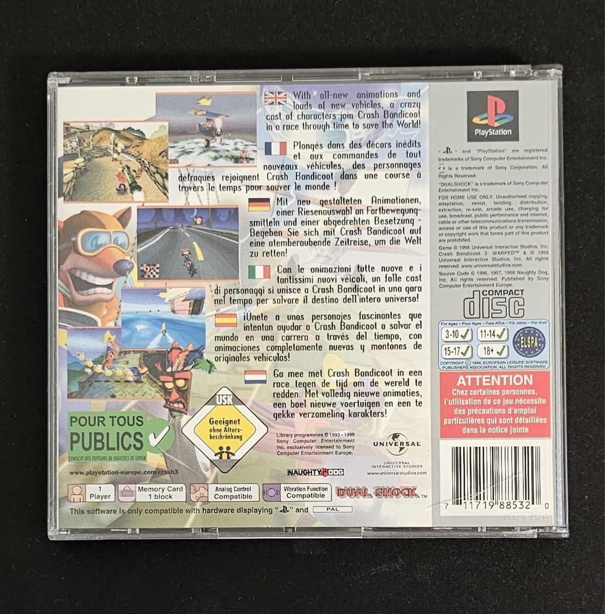 Spiele: Crash Bandicoot 3 PS1 – Gebraucht aus Lyss von KiS12 1