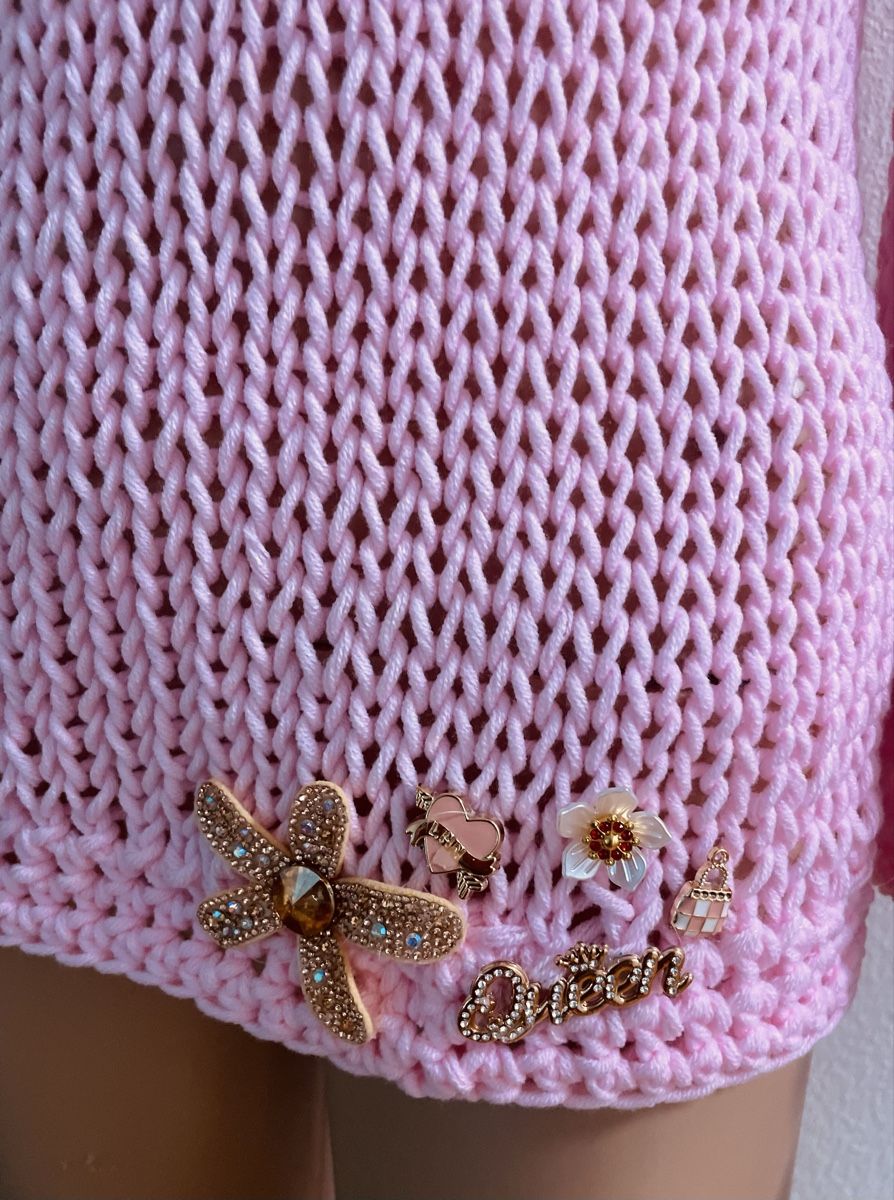 Maglioni & Felpe: Winter Pullover rosa  mit Applikationen Neu – Nuovo e nell'imballaggio originale da Au ZH venduto da Jaggy4 2