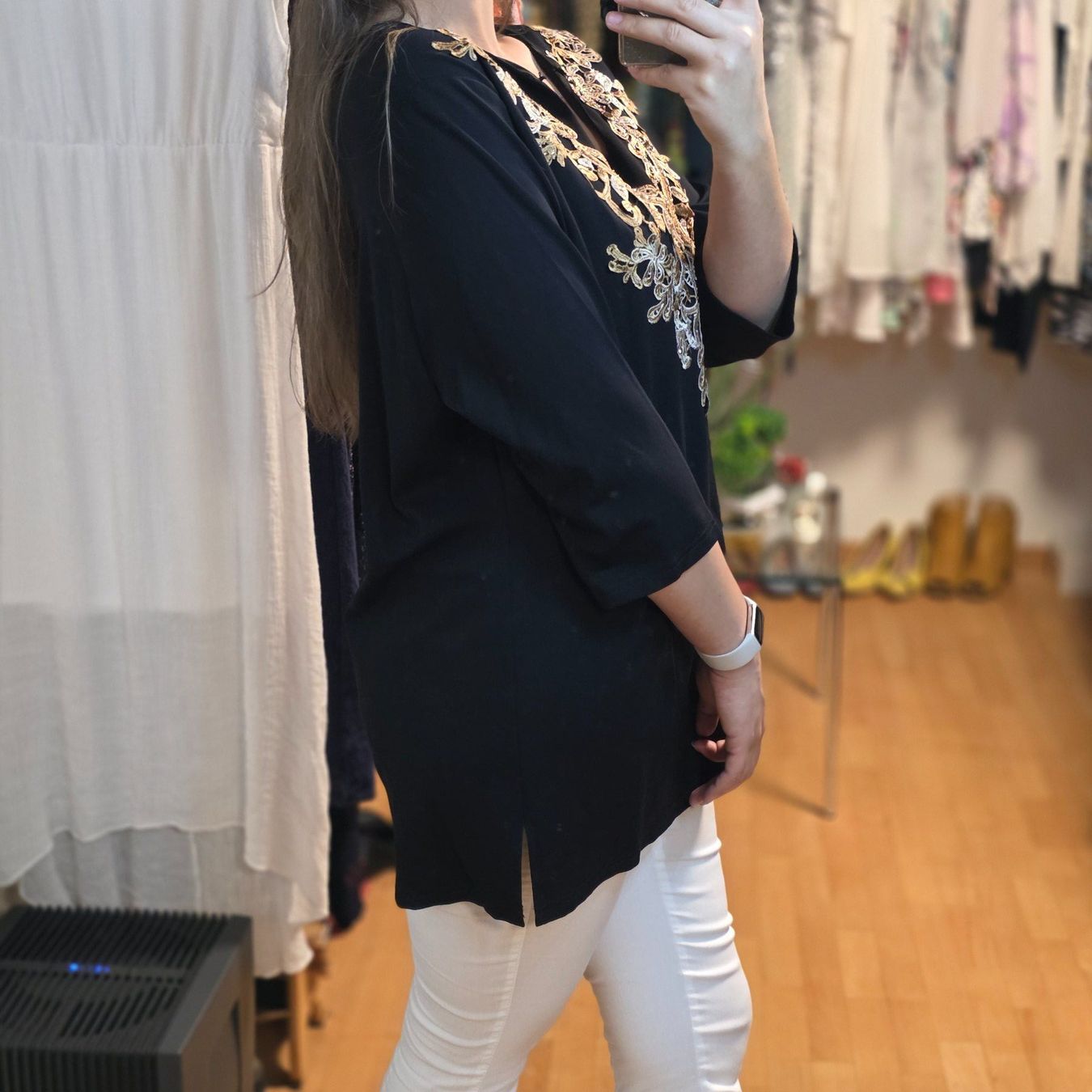 Camicette: Alfredo Pauly Elegante Bluse  48/50 – Usato da Wald ZH venduto da CapLux 1