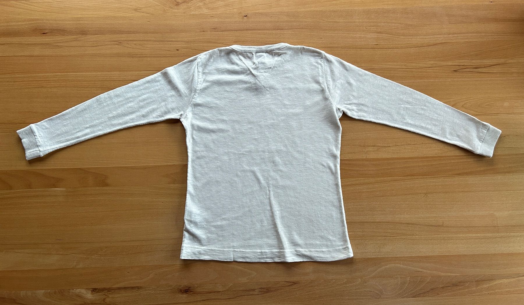 Zara Chemises, T-shirts & Polos: Weiss meliertes Kinder Langarmshirt Grösse 128 – D'occasion à Grosswangen par che_gr 2