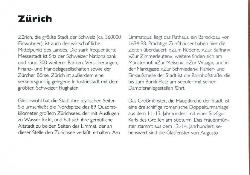 Cartoline postali: Postkartenbuch Zürich – Nuovo (secondo la descrizione) da Sarnen venduto da Livres 3