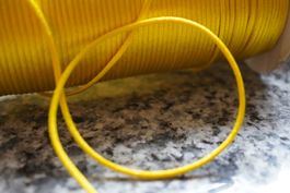 Polyester  Schmuck Band   Für Anhänger Gelb  pro  1m