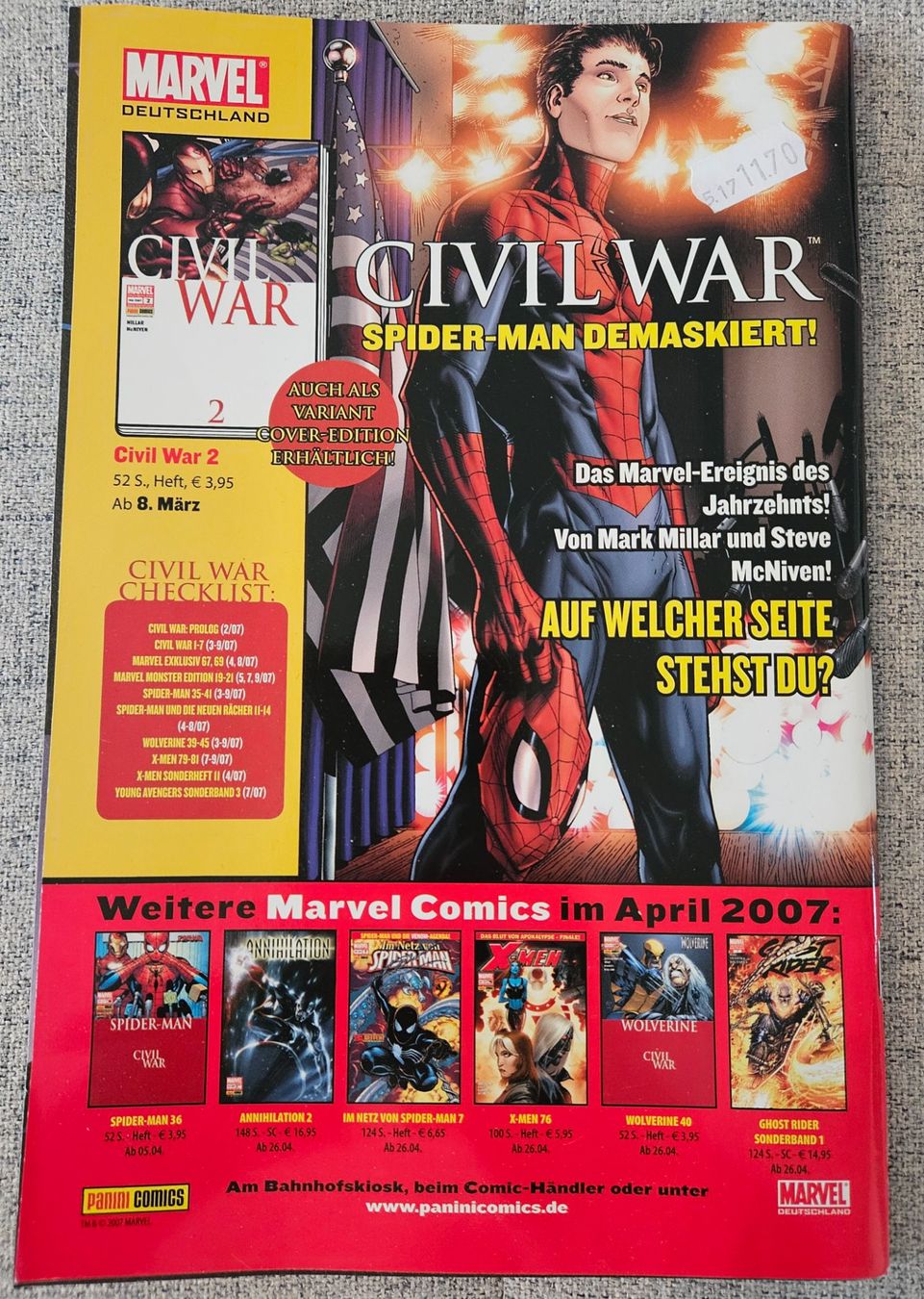 Fumetti: X-Men Comic Heft Nr. 76, Mai 2006, Marvel Comics – Usato da Bellach venduto da RE-NA 1