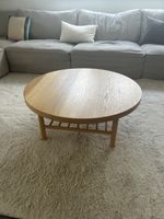 Runder Couchtisch aus Massivholz, schlichtes Design 🌳