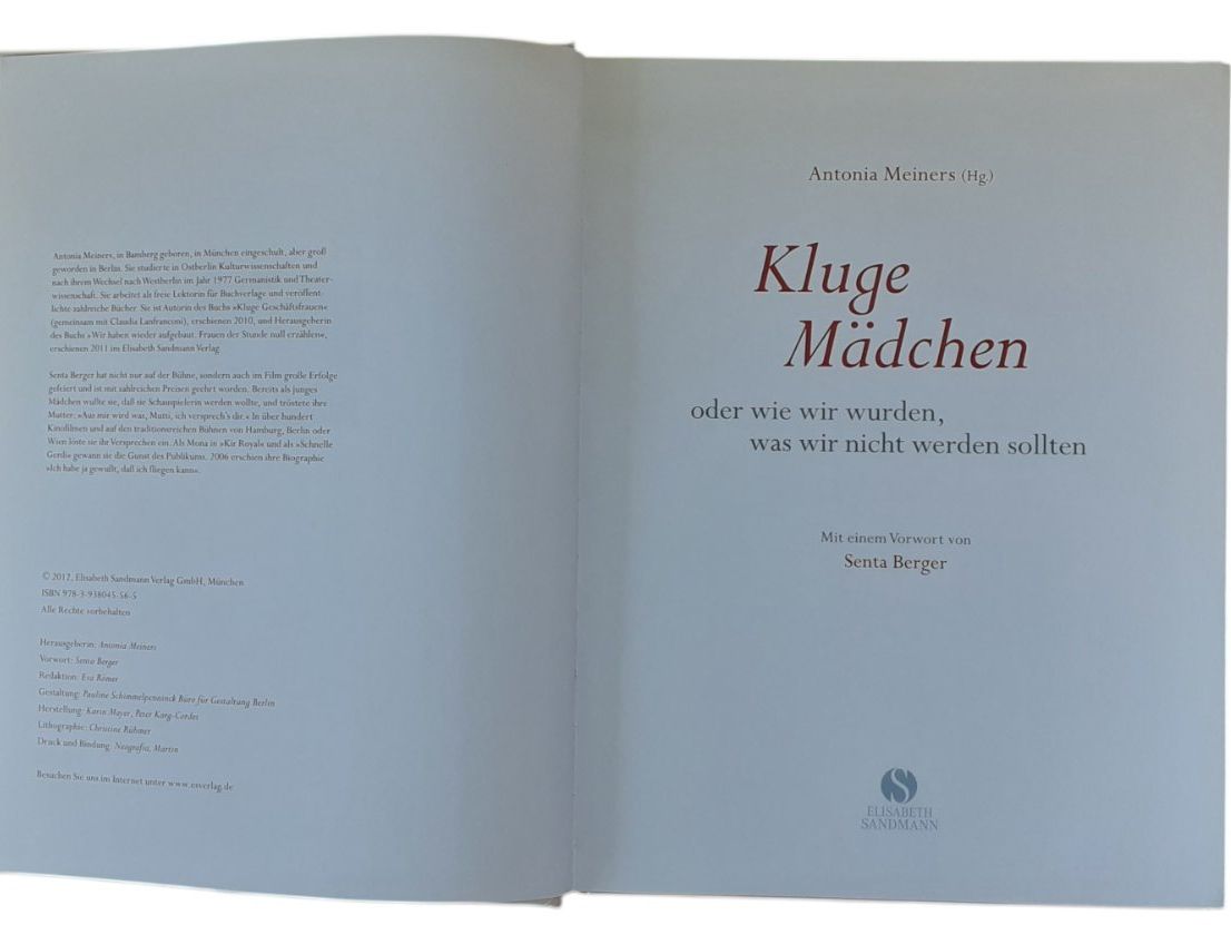Libri: Buch Senta Berger Kluge Mädchen – Usato da Mörschwil venduto da lindaswunderkiste 2