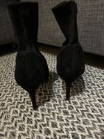 Schwarze Oxmox Stiefeletten mit Absatz Gr. 36