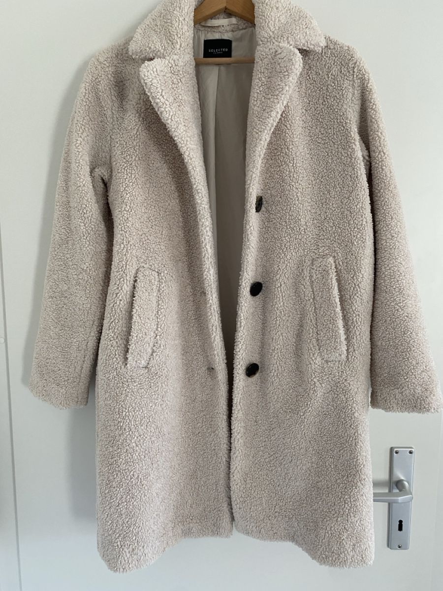 Mäntel: Damen Mantel creme Grösse S Teddy – Gebraucht aus Bern von fashion_11
