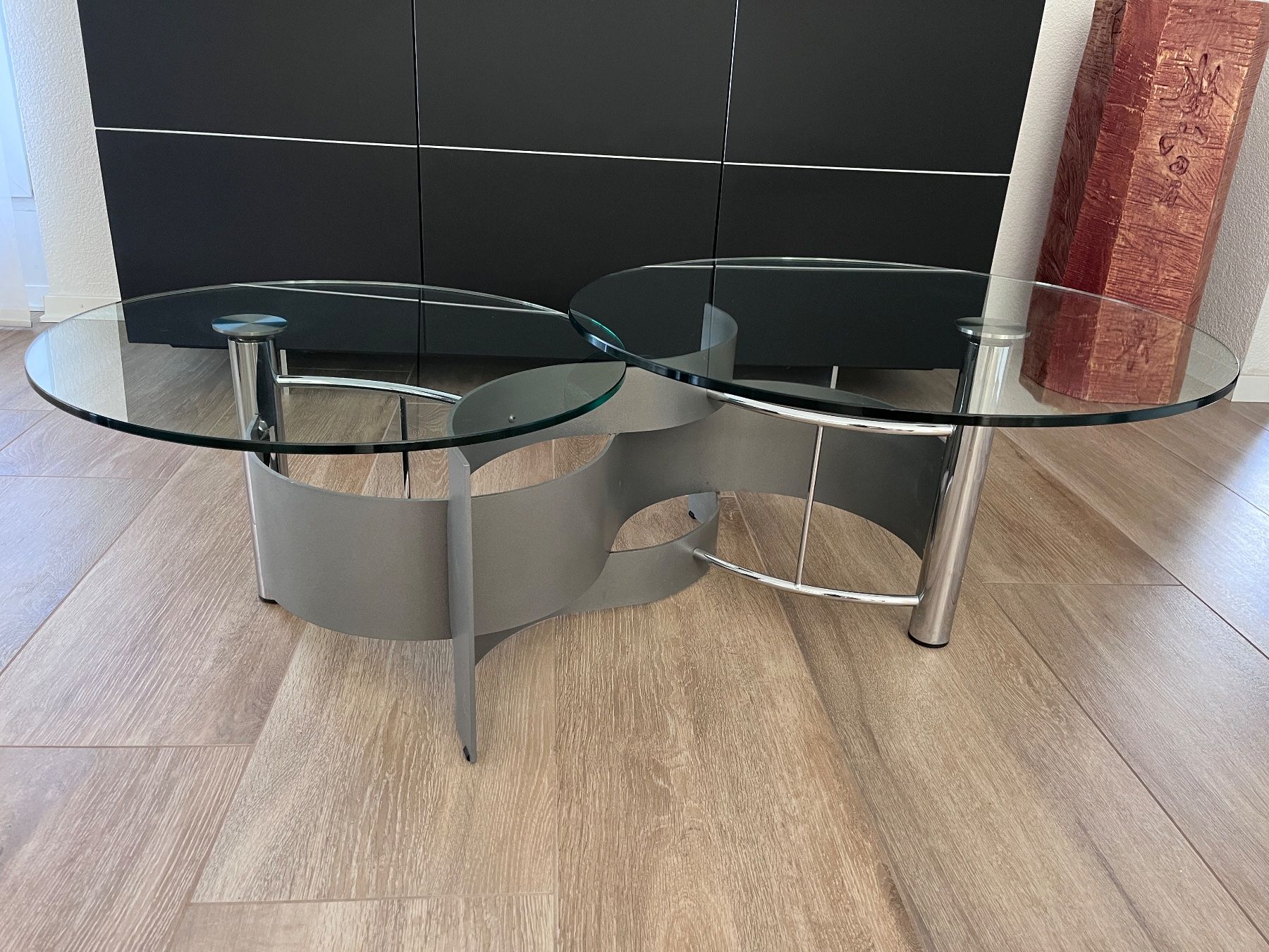 Tische: Salontisch mit 2 Glasplatten – Gebraucht aus Ebikon von mon_pc8g 3
