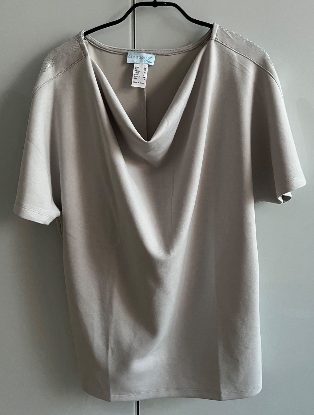 Heine T-Shirts: Shirt m. Glitzerapplikation der Marke Creation – Neu (gemäss Beschreibung) aus Kloten von SANTALA23 1