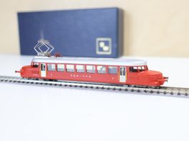 Bänninger SBB Roter Pfeil Triebwagen - Spur N Messingmodell