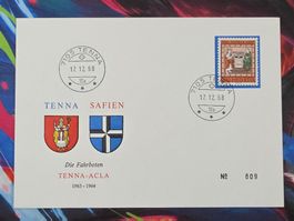 CL28 Enveloppe + Timbre Suisse 1968