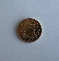 Goldvreneli 20 Franken - 1911 in top Zustand
