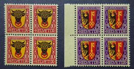 PJ 1918, Nr. 10 + 11 ** im ⊞, SBK 220.00