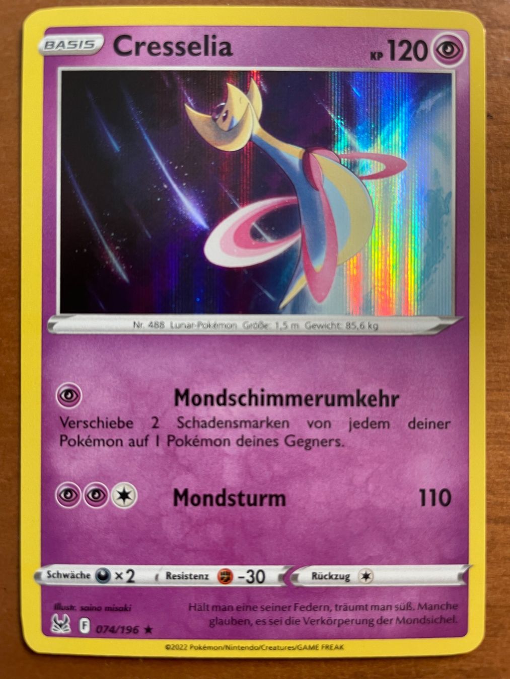 Pokémon Sammelbilder & Trading cards: Pokemon Cresselia (Versand gratis) – Neu (gemäss Beschreibung) aus Chur von Angerson