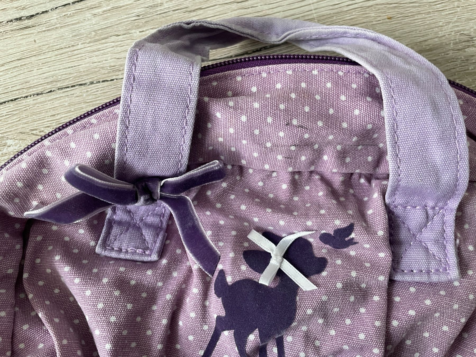 Kindertaschen: Tasche - mädchen - violett - stoff – Gebraucht aus Neftenbach von Justine76 3