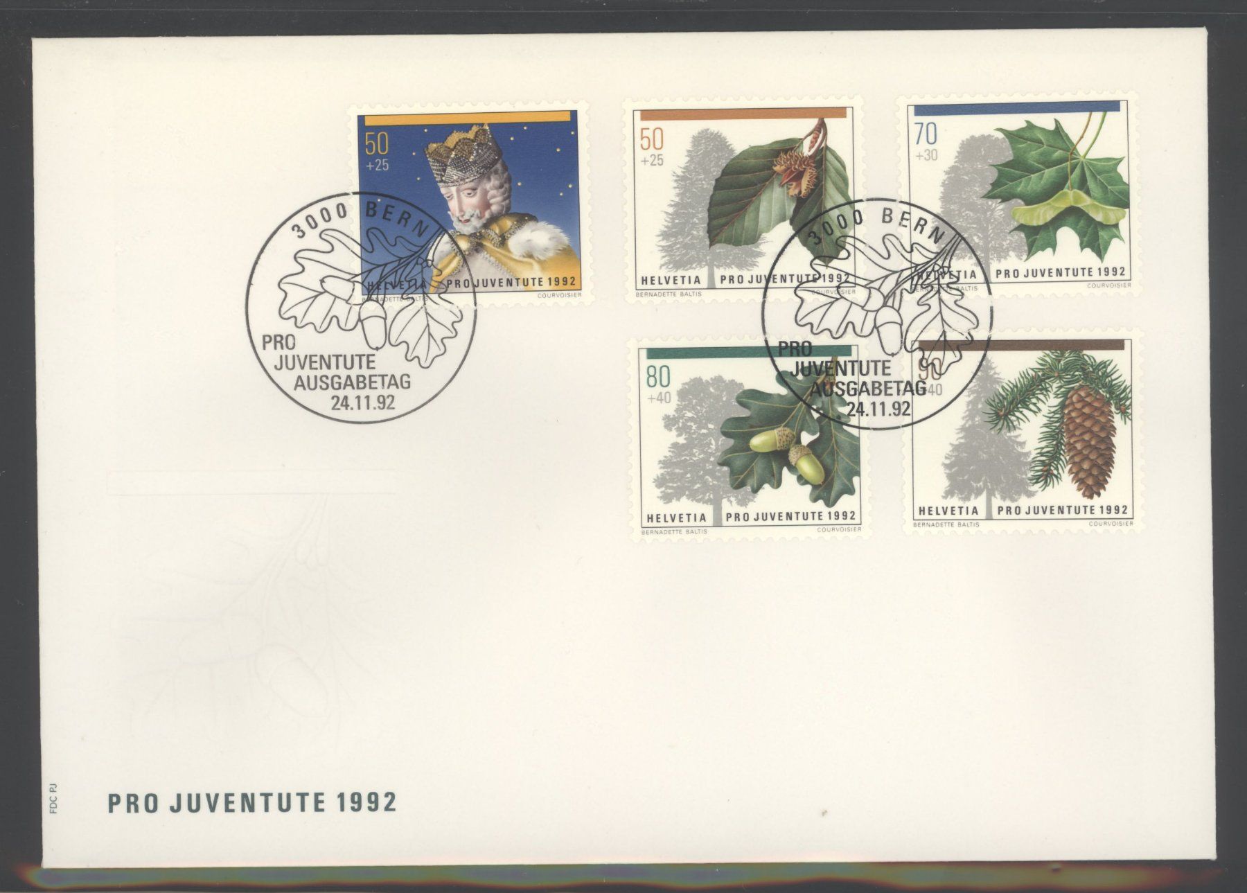 Tutti i francobolli: 1992, FDC, Pro Juventute – Usato da Willisau venduto da Vollstempel