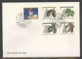 1992, FDC, Pro Juventute