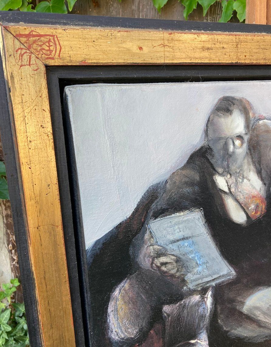 Dipinti: François Anton signé peinture gemälde Art contemporain – Usato da St-Cierges venduto da LeRegain 1