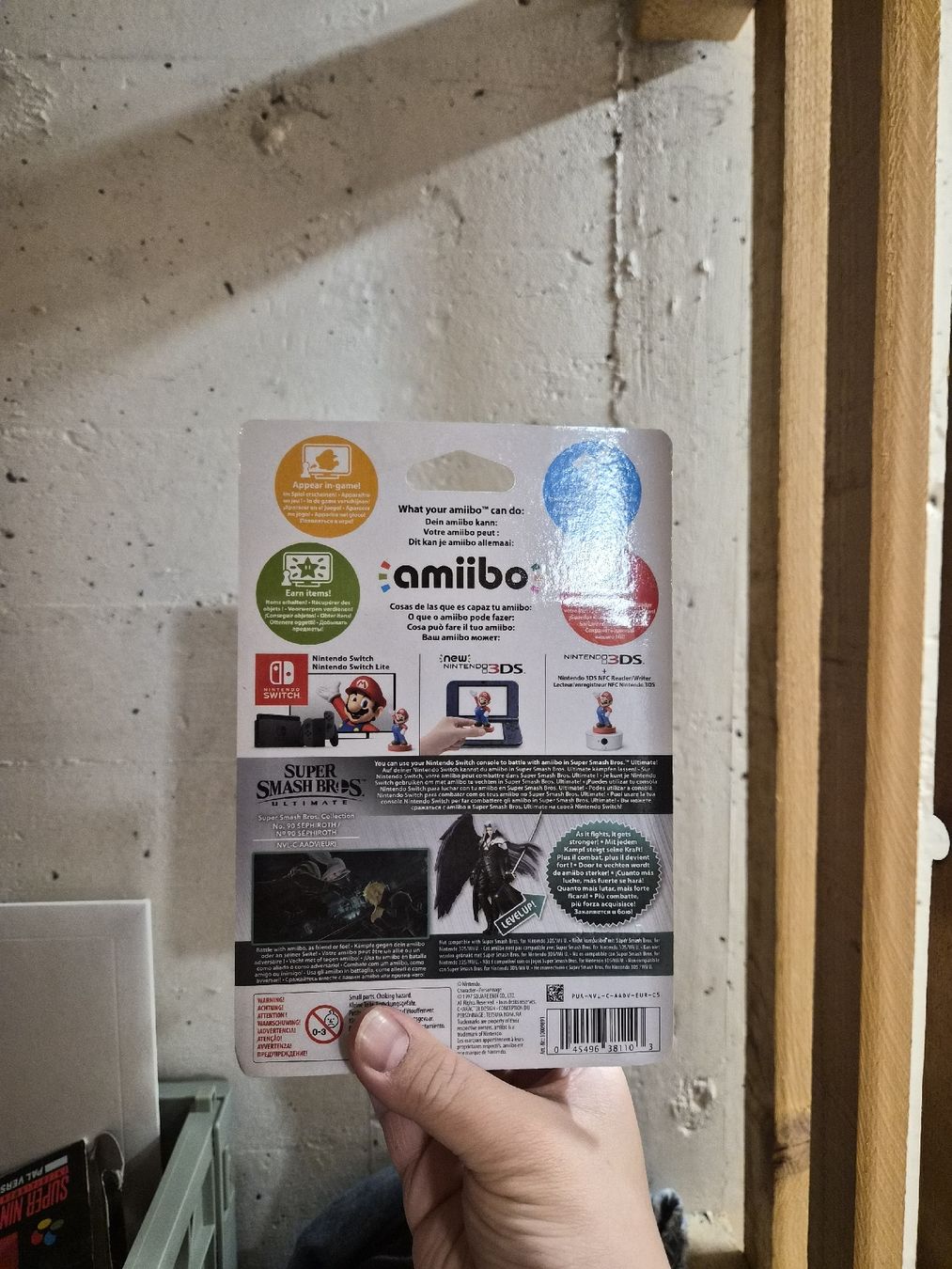Nintendo Statuette: Nintendo Amiibo Sephiroth Super Smash Bros. neu – Nuovo e nell'imballaggio originale da Wabern venduto da konbini 1