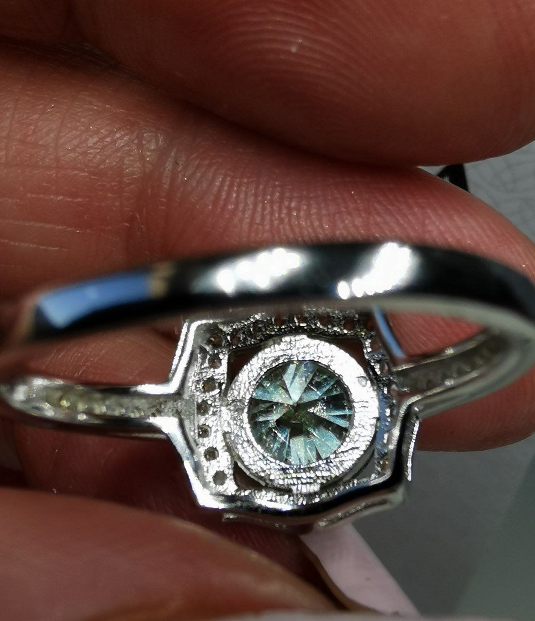 Anelli: Bague argent avec diamant de moissanite de 2 ct certifié GRA – Nuovo e nell'imballaggio originale da Reconvilier venduto da Tsma67 2