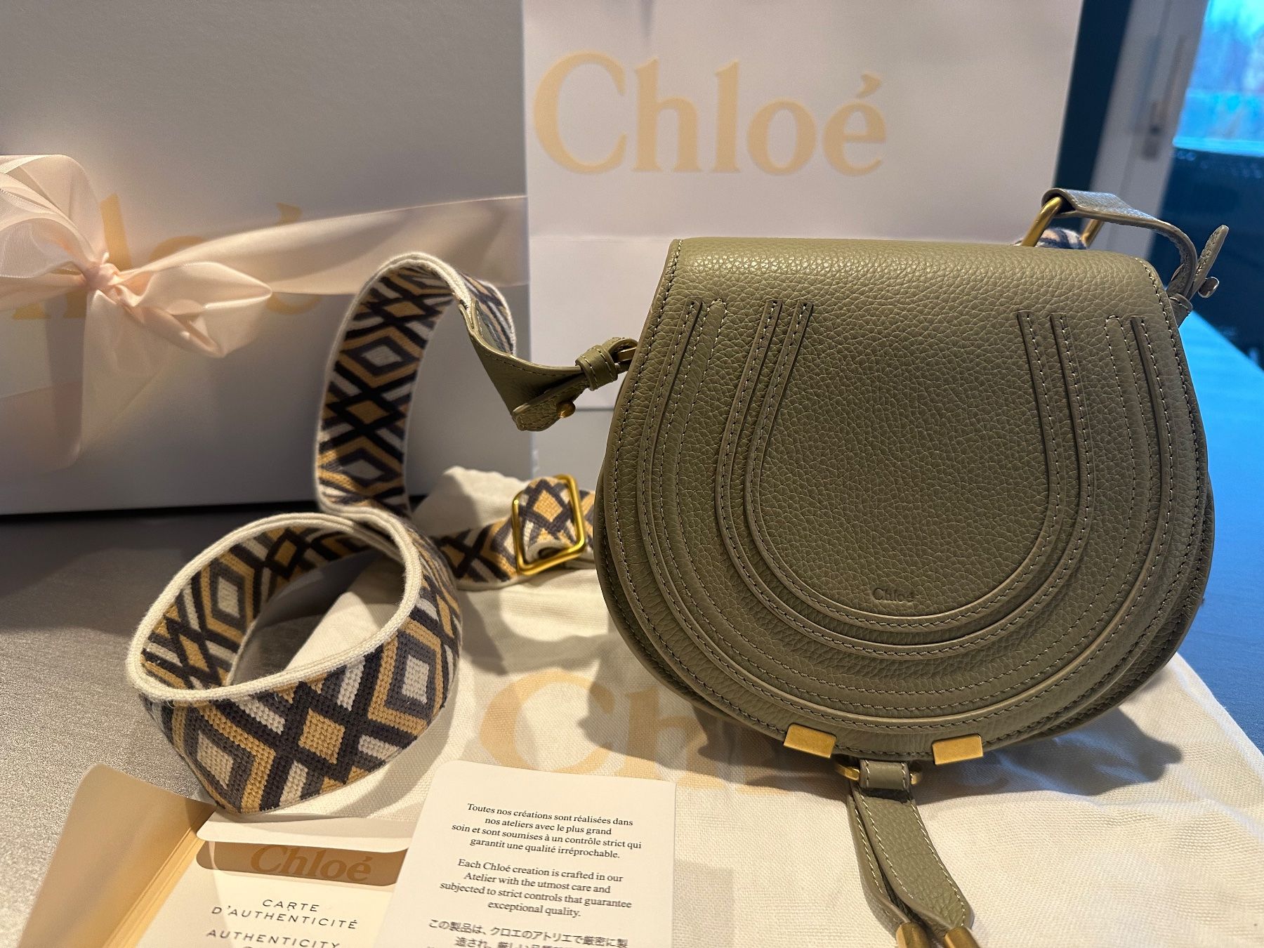 Chloé Taschen für Damen: Chloé Marcie Special Edition Slate Green – Neu (gemäss Beschreibung) aus Flims Dorf von Specials 1
