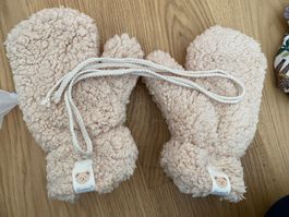 Weiche Handschuhe onesize Damen aus Teddyfleece