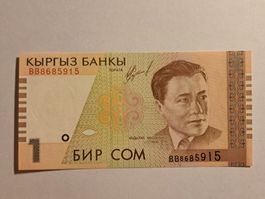 KIRGISTAN - 1 Som 1999 UNC (BB8685915)