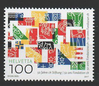 Tutti i francobolli: 2017, Sondermarke 50 Jahre ch Stiftung ** – Usato da Willisau venduto da Vollstempel