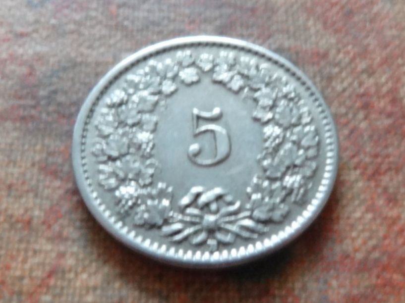 Tutti le monete: 5 Rp. 1938 – Usato da Romanel-sur-Lausanne venduto da Swift13 1